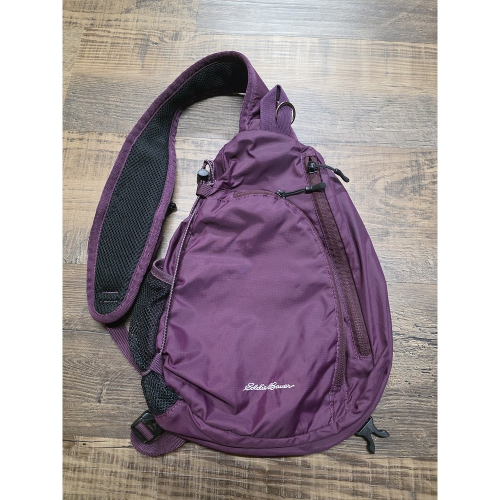 Eddie Bauer  Maroon Slingback Backpack